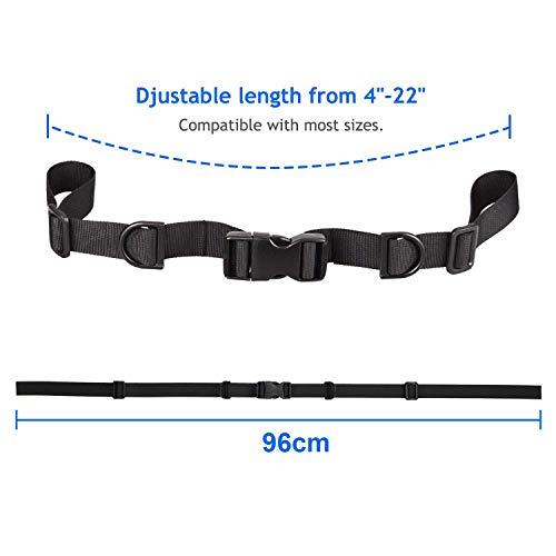 Flying Swallow 3 pieces backpack chest strap, heavy duty adjustable backpack chest strap chest strap with buckle for hiking and jogging (black, orange, pink) - Image 3