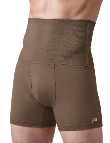 Image of DAMENSCH Men's Compression Shapewear Trunk, Comfortable Stretchy Body Shaper, Posture Correcting Tummy Tucker, Breathable Support Underwear