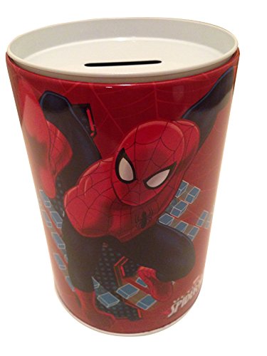 Spider Man Coin Bank for Kids - Red