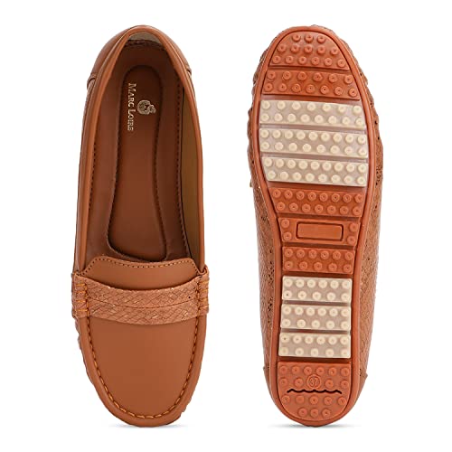 Image of Marc Loire Women Comfortable Slip On Flat Loafer Ballet; Casual and Formal Footwear