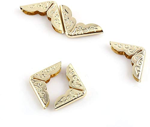 100 Angoli Metallici Per Libri - Protezione Stile Retro Per Album, Menu E Diari - Foto 6