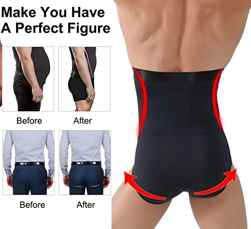 Modelador De Barriga Short Masculino Cintura Alta Z11 Cor:Preto;Tamanho:M;Genero:Masculino