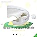 AISFAESㅤ Mesh Slip On Shoes Women Comfort Knit Slip On Loafer Casual Fashion Sneaker Lightweight and Breathable Walking Flats(White,US8)