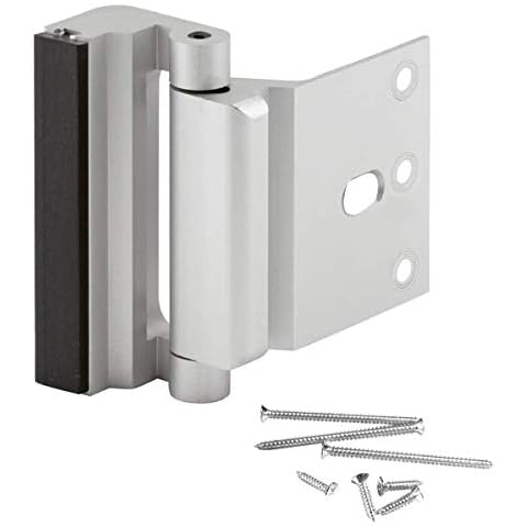 Hossom Home Security Door Lock, Reinforcement Lock, Easy to Install & Use Childproof Door Dead Lock - 12 x Stronger Than a Conventional Dead Bolt Cover