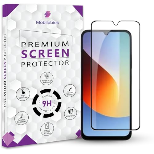 Image of Premium Tempered Glass Screen Protector Guard For Redmi A7 Pro 5G (6.9 Inch, Pack of 1) | Edge to Edge Coverage With Easy to installation kit