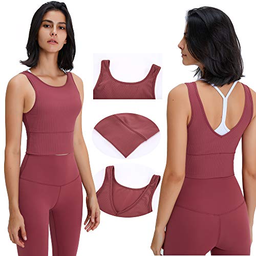 Regatas cropped femininas sem mangas, blusa cropped branca reversível para treino de ioga e fitness,