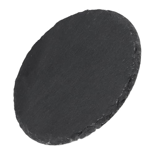 Dessous de verre en ardoise noire pour protéger table des taches