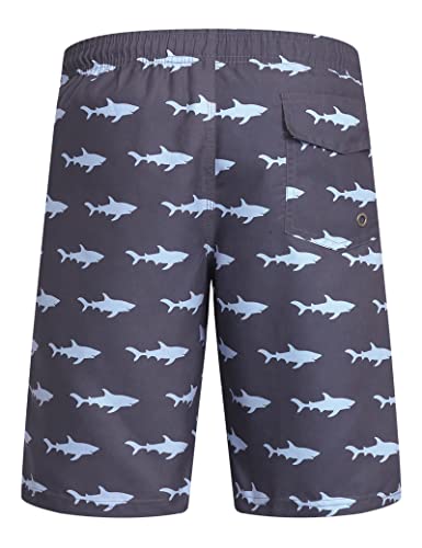 Image of BOJIN Mens Swim Trunks 9 inch Quick Dry Stretch Swim Shorts Mesh Lining Bathing Suits Swimwear Beach Shorts with Pockets