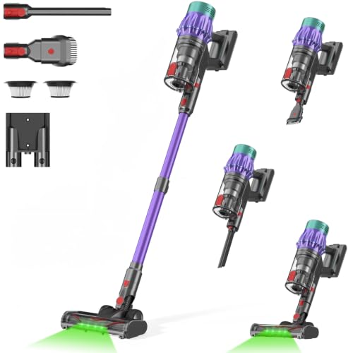 Image of Cordless Stick Vacuum Cleaners for Home, 650W 55KPA Up to 70Min Runtime