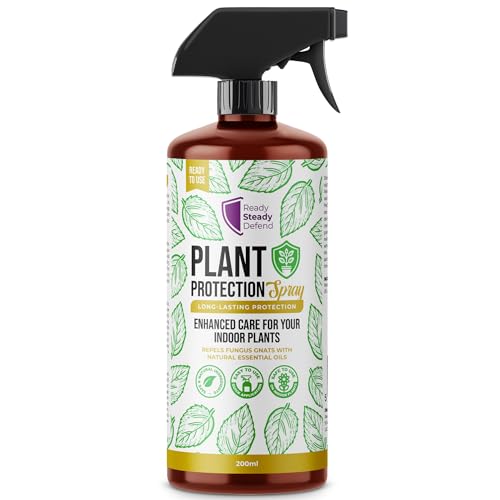 Plant Protection Spray - Fungus Gnat Protector 200ml, Essential Bug Spray for Plants, Effective Fungus Gnat Killer, Safe & Natural Indoor & Outdoor Plant Care Solution for Flowers, Fruit & Veg, Shrubs Plant Protection Spray - Fungus Gnat Protector 200ml, Essential Bug Spray for Plants, Effective Fungus Gnat Killer, Safe & Natural Indoor & Outdoor Plant Care Solution for Flowers, Fruit & Veg, Shrubs