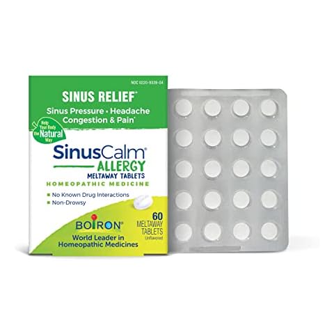 Boiron SinusCalm Allergy Relief Tablets Cover