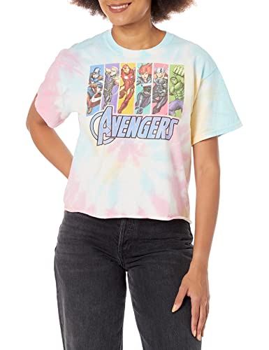 Marvel Universe Avengers Unite Women's Fast Fashion Short Sleeve Tee Shirt