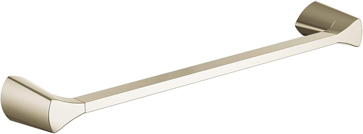 Delta Faucet 77418-PN Zura Towel Bar, 18 inch, Polished Nickel