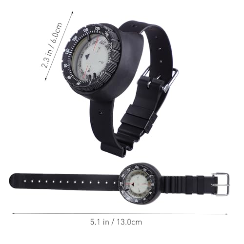 Brújula luminosa impermeable para muñeca ROMISBABA miniatura 2