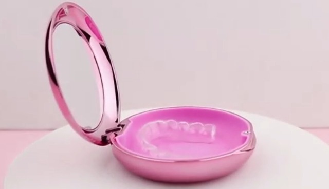 Brace Retainer Case, 2pcs Retainer Box, Braces Case, Aligner Case With Mirror And Magnetic Lock - View #9