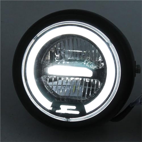 Phare LED universel moto rond 6 pouces optique blanc Sportster Suzuki