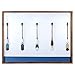 HomeRoots Multi 43% MDF 43% Wood 10% Paper 4% Metal Nautical Framed Oars Wall Art