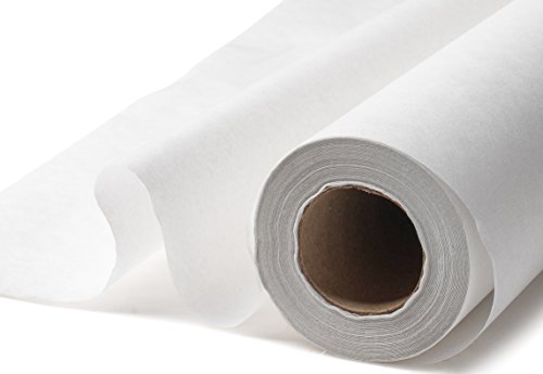 Image of Exam Table Paper - 18''x125' Disposable Standard White Crepe - Paper Rolls for Spas, Doctors, Chiropractors and Massage Tables
