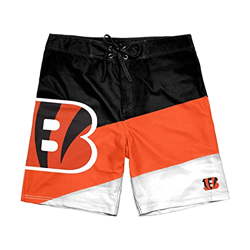 Image of FOCO Mens NFL Team Logo Color Dive Swim Boardshorts