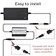 DCHOUSE Linearaktuator-Controller DC8-30V 5A Drahtloses Fernbedienungs-Motorsteuerungs-Kit mit 12V AC/DC-Adapter Netzteil für Linearaktuator 12V