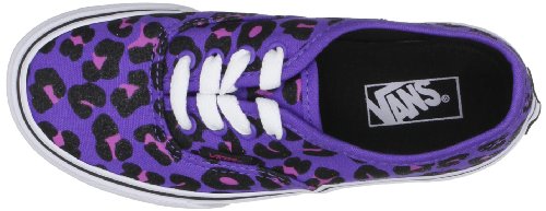 Image of Vans Women's Fashion Sports Canvas Trainer, Cheetah Glitter Purple Magenta, 6 us