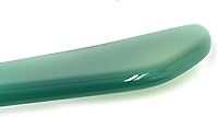 Vista 5 de Dtacke Verde 4.3 in/4.3 "Pulido Bruñidor Natural Ágata Cuchillo Oro Plata Joyería Mano Pulido Herramienta