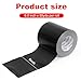 Heavy Duty Black Duct Tape 6inchx 55Yds （164ft)Wide, Black Heavy Duty Wide Duct Tape， Strong, Flexible, No Residue Industrial Grade,Waterprooft,UV Resistant for Home Improvement,Repairs& Projects