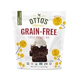 Otto's Naturals Grain-Free Classic Brownie Mix, 11.1 Oz., Top 9 Allergen-Free, Organic Cassava Flour, Gluten Free, Non-GMO, Vegan, Plant-Based