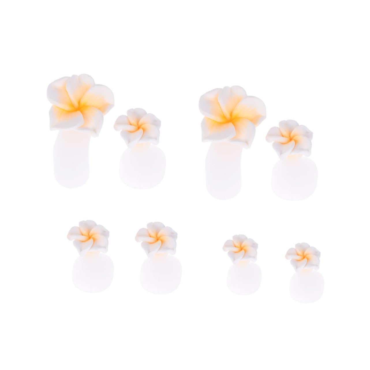 Healeved 8pcs Silicone Gel Toe Separators for Nail Art Pedicures Comfortable Flower Shape Toe Spacers