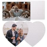 Set of 4 DIY White Blank Puzzle 11.5