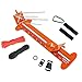 Paracord Blet Jig Kit Paracord Tool Kit Tessitura DIY Maker Tool con Piedini in Gomma Antiscivolo da 4 Pollici a 33 Pollici di Lunghezza, Arancione immagine
