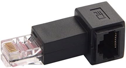 Cavo Lan CAT6 rotondo Ethernet Cat 6 RJ 45 cavo Patch di rete ad angolo retto 90 gradi per Router portatile cavo Internet RJ45 bianco  44