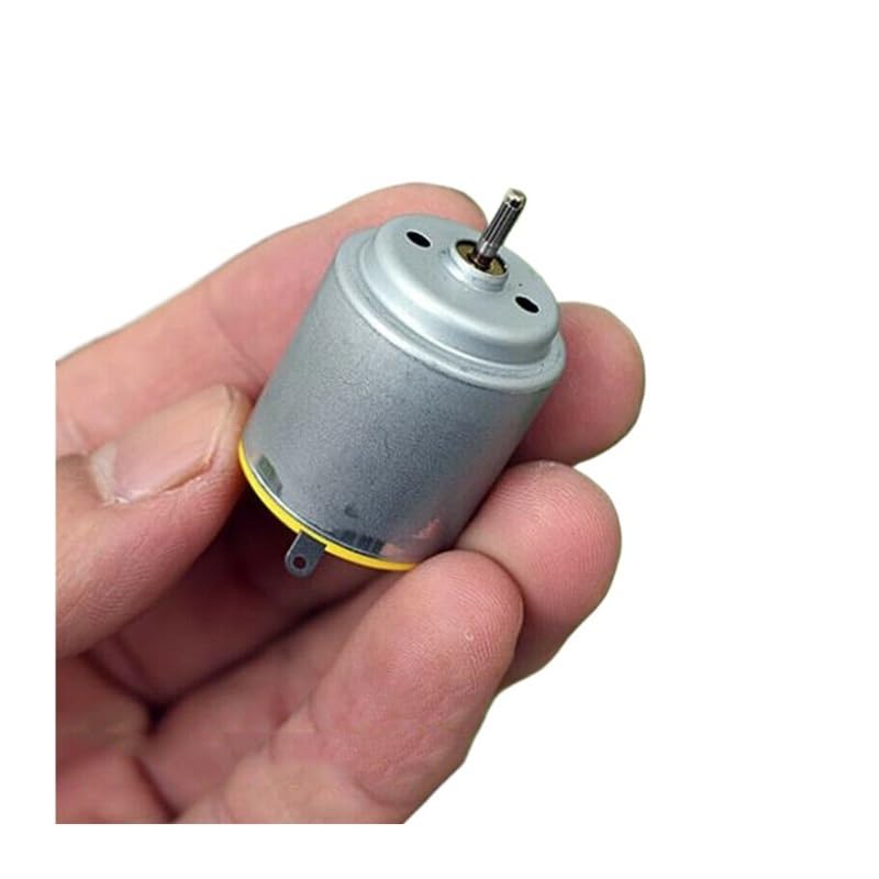 ROUPWKWO 260-22130 Carbon Brush Electronic Starter DC 6V-12V 9900RPM-20500RPM High Speed Knurling Shaft DIY Toy Car Boat Motor