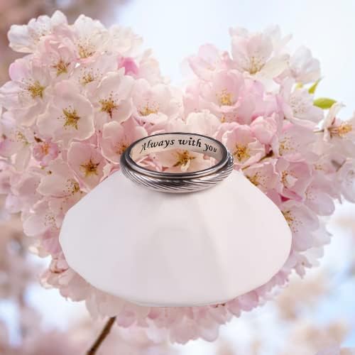 Miniatura 3 de Anxiety Ring for Daughter Fidget Ring for Women - 925 Sterling Silver Rings for Teen Spinner Rings Jewelry for Women