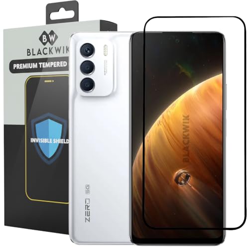 Image of Blackwik Tempered Glass Screen Protector for Infinix Zero 5G with Edge-To-Edge Protector Coverage | Easy Installation Kit (Black)