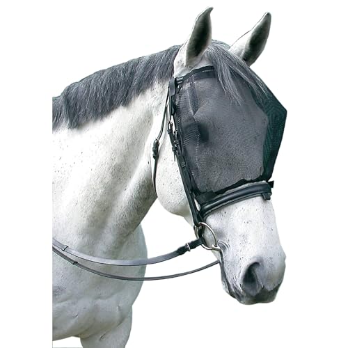 Cavallo Ride Free Fly Mask - Size:Large Color:Black