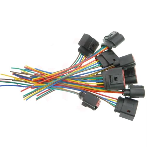 �C�O�j�b�V�����R�C���R�l�N�^ Compatible With For EuroVan 2001-2003 For Cabrio 2000-2002 For Jetta 1999-2005 �� 5 �s���R�l�N�^�s�O�e�[���n�[�l�X�v���O 1J0973775A(