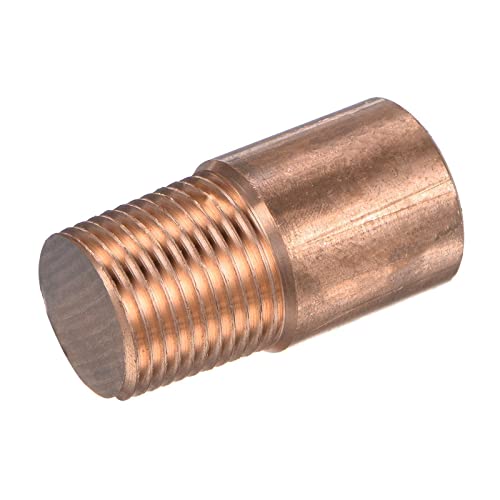 Tool parts NPT 3/4 Threaded Electrode - Red Copper for EDM Spark Without Flushing Hole