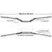FIFTY-FIFTY Mountain Bike Riser Handlebar, Aluminum Alloy MTB Handlebar, 31.8mm Diameter, 780mm Wide Bicycle Bar (Silver, 50mm Rise)