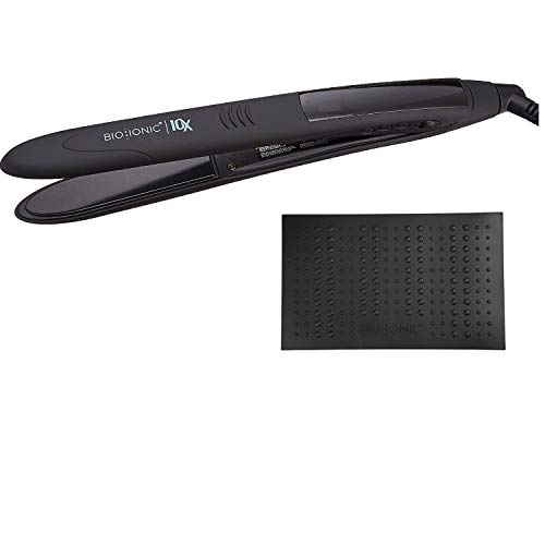 10X Professional Styling Iron Vibrating Plate 1 inch with Thermal Station Mat
