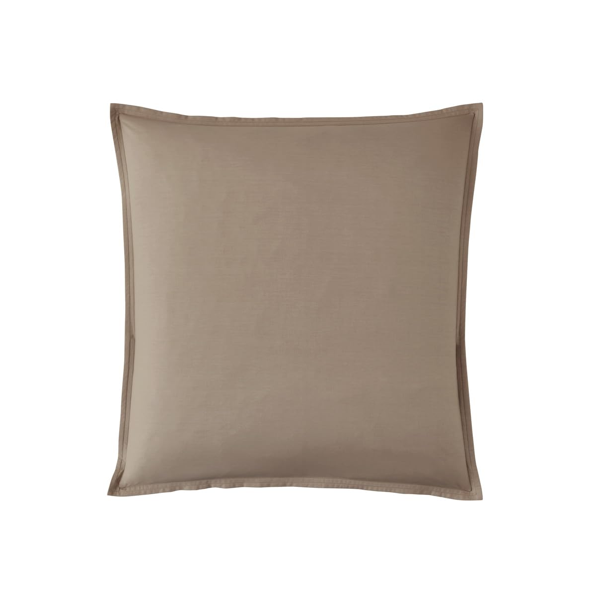 Essix First Cotton Percale Pillowcase, Taupe 65 x 65 cm