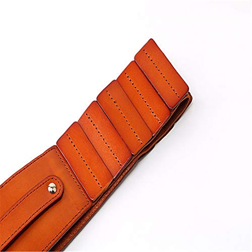 Wide Elastic Belts Women Leather Belt Coat Wide Belt Ladies Fashion Simple and Versatile Accessories with Wide for Dress3