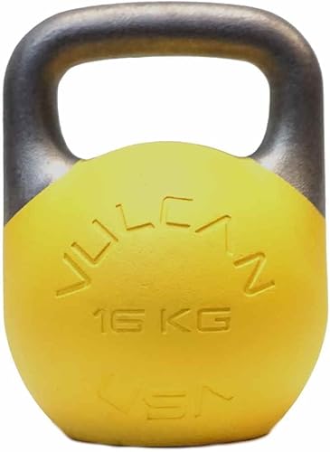 Miniatura 8 de Vulcan Competition Kettlebell  Ergonomic Steel Design with 35mm Wide Grip Handle  Ideal for Strength Training and Workouts  Suitable for All Hand