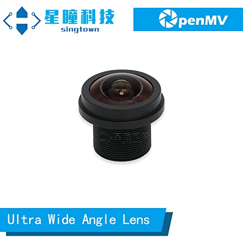 Image of OpenMV Ultra Wide Angle Lens 1.8mm 140 M12, Ideal for Security Applications, Prime, Fixed Focus, Modular