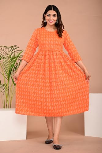 Image of Shantika Women's Maternity Dress Feeding Kurti with Zippers