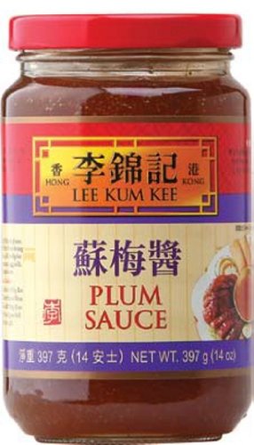 Lee Kum Kee Plum Sauce (14 Ounce - Pack of 12), Fruity & Tangy Flavor, Perfect for Dipping Roasted Duck and Egg Rolls, Appetizers, Salads, and Baked Desserts