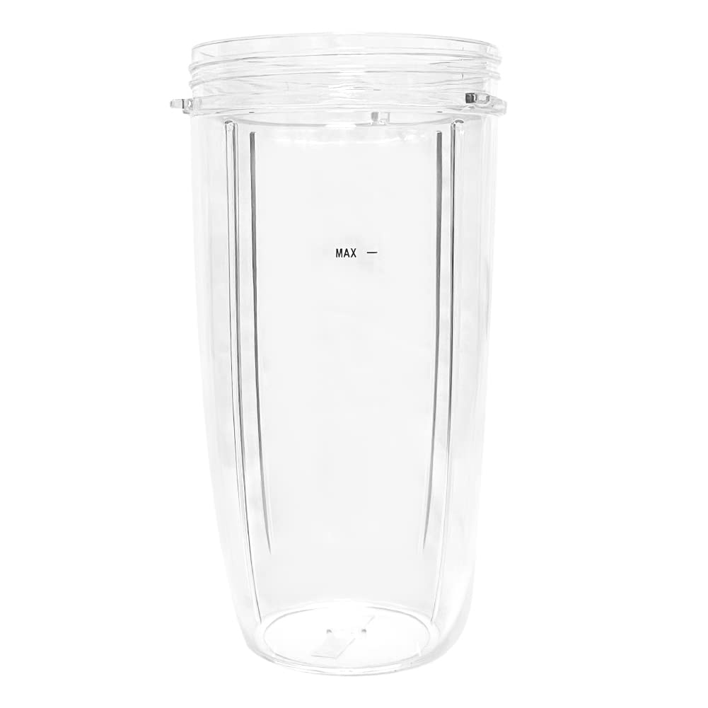 Yyyuluo Juicer Cups for NutriBullet Replacement Parts 600W 900W 18OZ 24OZ 32OZ Clear Mugs Blender Juicer Mixer Accessories (32OZ)