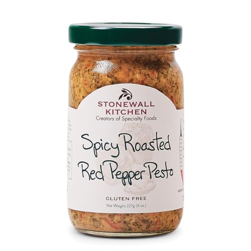 Stonewall Kitchen Spicy Roasted Red Pepper Pesto, 8oz image 2