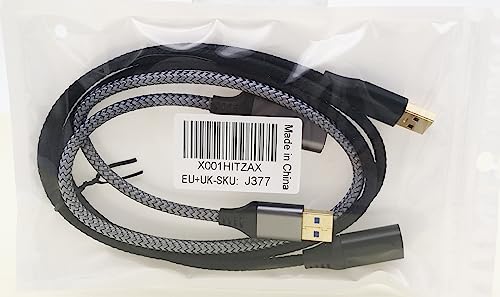 CESFONJER Prolunga USB 3.0, 2 pezzi USB 3.0, cavo