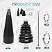 2PCS CV Boot Repair Kit with Expander Tool and Clamps, Heavy Duty Neoprene CV Axle Boot Replacement for Most Cars, Universal CV Joint Boot Kit, Dustproof and Waterproof